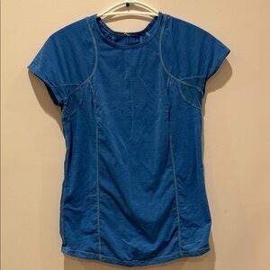 Women's Blue Athletic Top